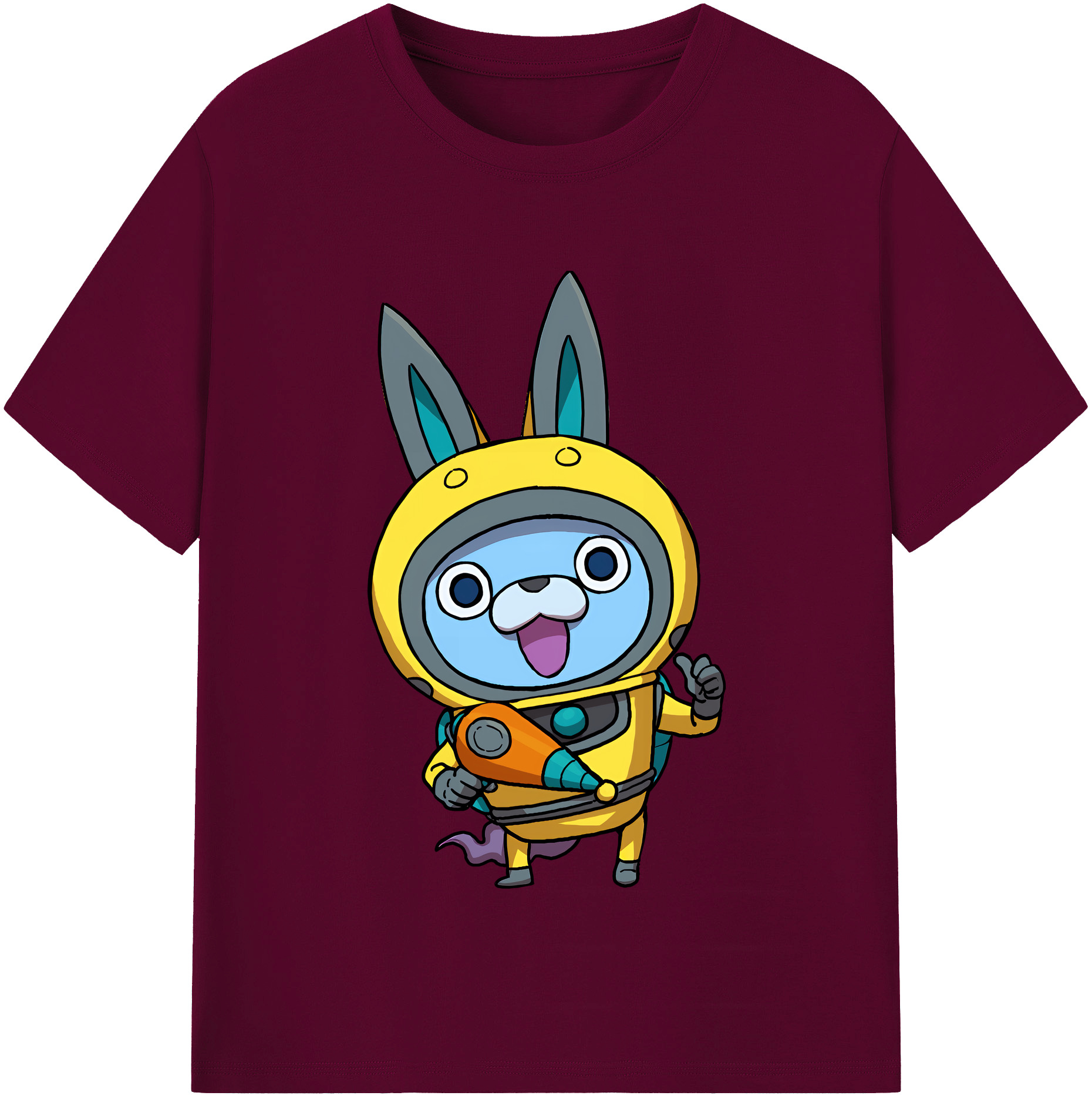 （画像用） 妖怪ウォッチ Yo-kai Watch レディースカジュアルプリントTシャツ（綿100％）